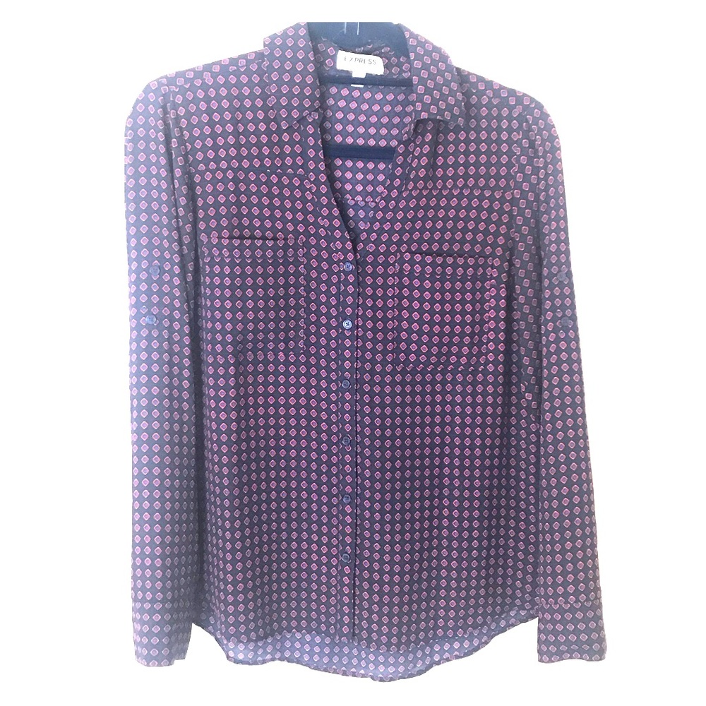 EUC Express Portofino Shirt Small navy